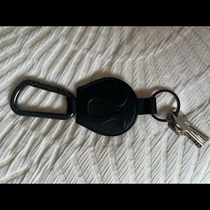 Lululemon Keychain Black Leather